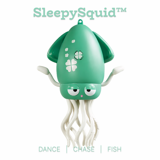 SleepySquid™ – Electric Dancing, Glowing, Crawling Squid Toy