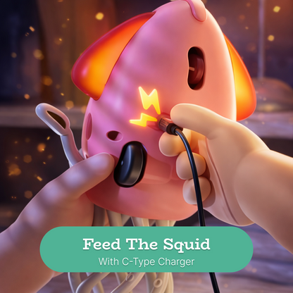 SleepySquid™ – Electric Dancing, Glowing, Crawling Squid Toy