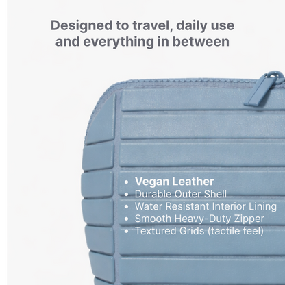 Nomad 10 – Premium Travel Makeup Organizer (Medium | 10 Grid System)