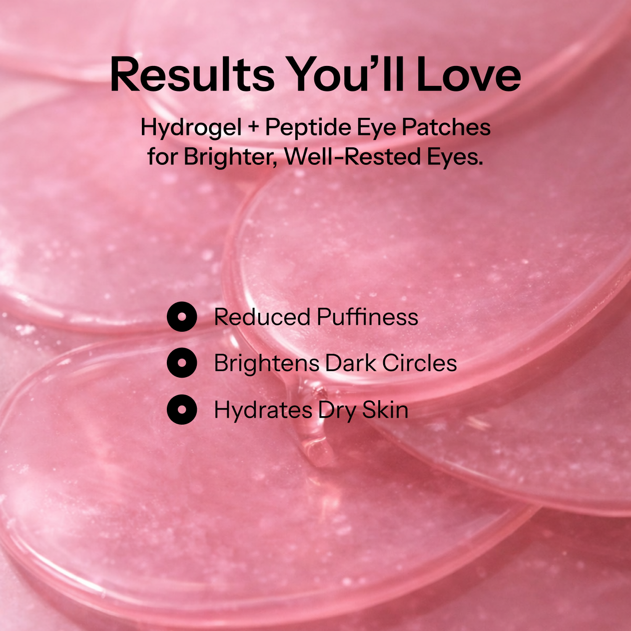 Under Eye Patches for Dark Circles & Puffiness – AWAKE™ Hydrogel Peptide Eye Masks (60 Patches)