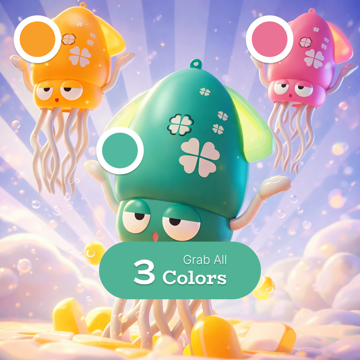 SleepySquid™ – Electric Dancing, Glowing, Crawling Squid Toy