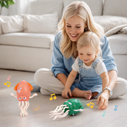 SleepySquid™ – Electric Dancing, Glowing, Crawling Squid Toy