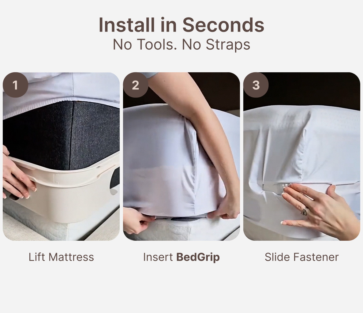 BedGrip™ Bedsheet Grippers | No More Loose Sheets