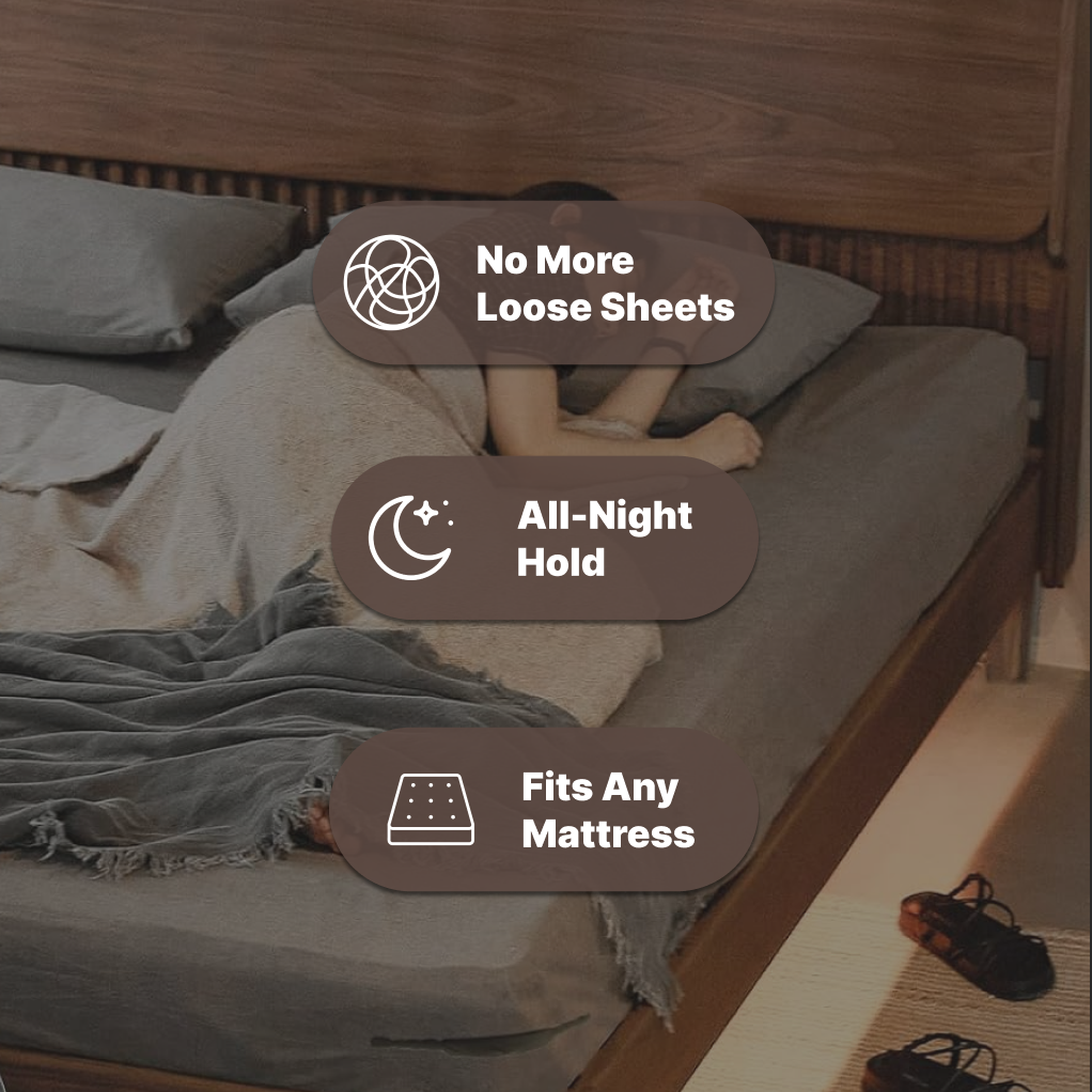 BedGrip™ Bedsheet Grippers | No More Loose Sheets